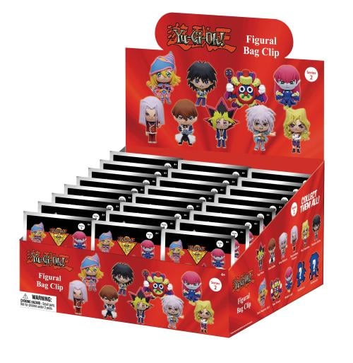 YU-GI-OH - Serie 2 - 3D Skum Nyckelringsklipp (Display 24 Stk) Monogram