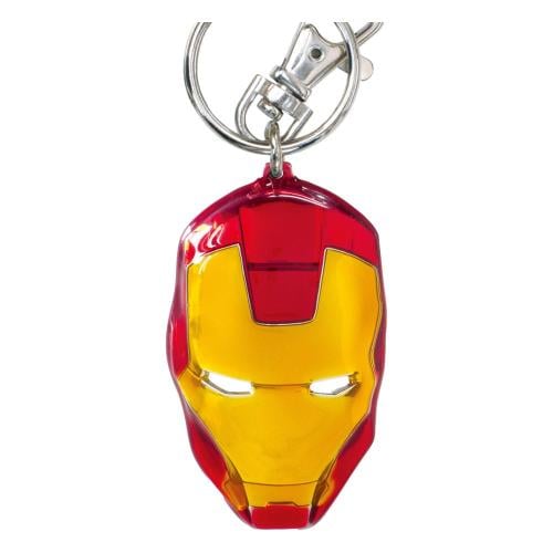 MARVEL - Iron Man Head - Metal Nyckelring Monogram