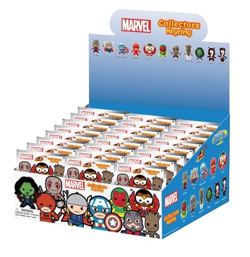 MARVEL - Series 2 - 3D Foam Bag Clip (Display 24 Pcs) Monogram