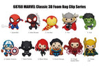 MARVEL - Classic 3D - 3D Foam Bag Clip (Display 24 Pcs) Monogram