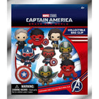 CAPTAIN AMERICA - Brave New World - 3D Foam Bag Clip (Display 24 Pcs) Monogram