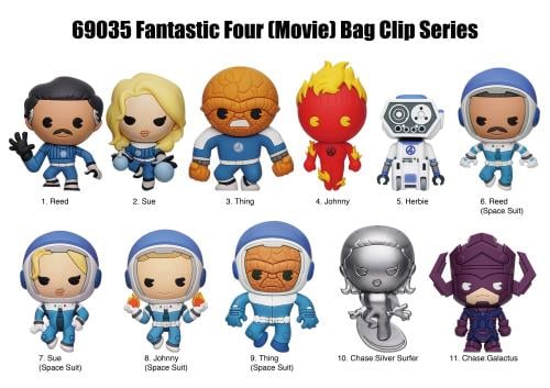 FANTASTIC FOUR - Film - 3D Foam Bag Clip (Display 24 Pcs) Monogram