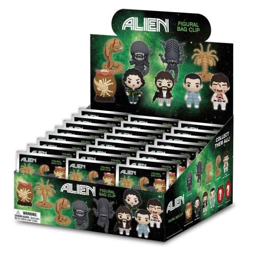 ALIENS (1979) - Series 1 - 3D Foam Bag Clip (Display 24 Pcs) Monogram