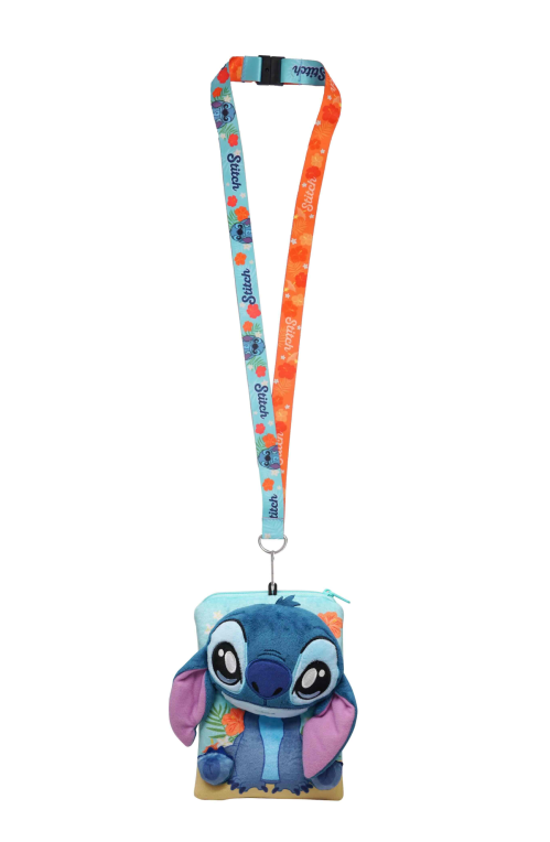 DISNEY - Stitch Sitting 'Deluxe' - Lanyard med fack för kort Monogram