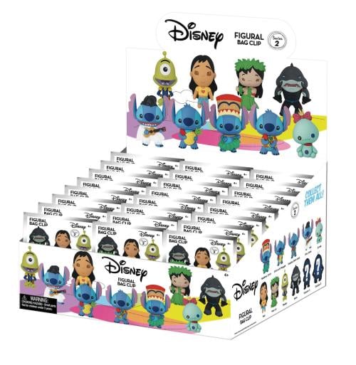 DISNEY - Lilo & Stitch - 3D Foam Bag Clip (Display 24 Pcs) Monogram