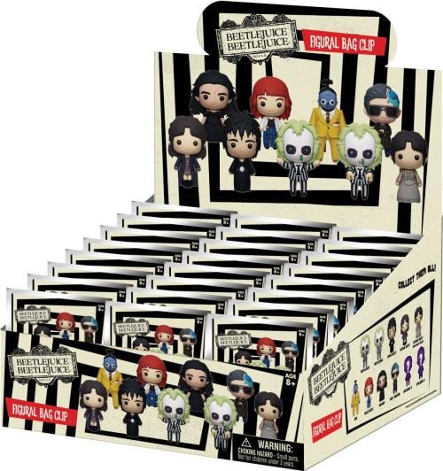 BEETLEJUICE 2 - Series 1 - 3D Foam Bag Clip (Display 24 Pcs) Monogram