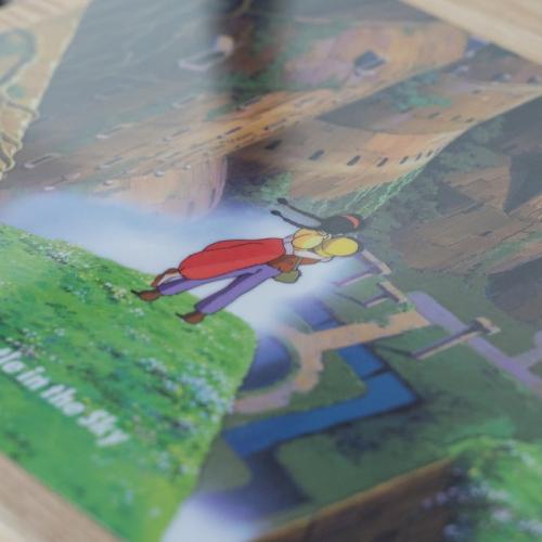 CASTLE IN THE SKY - Aerial Garden - A4 Size Clear Poster 305x220mm Benelic