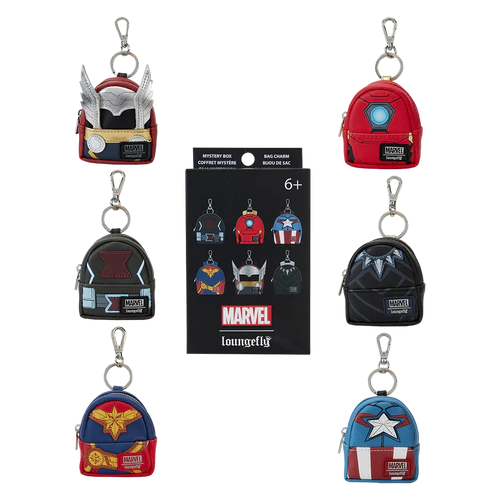 MARVEL - Mini Ryggsäck Bag Charm Loungefly Mystery Box Loungefly