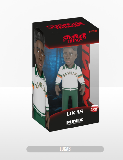 STRANGER THINGS - Lucas Hawkins - Figur Minix 12cm Minix