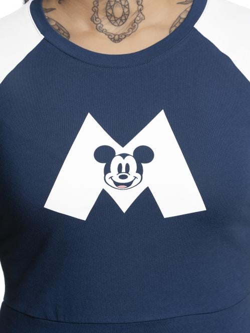 DISNEY - Mickey Mouse M College Dress Navy/White (S) Runns