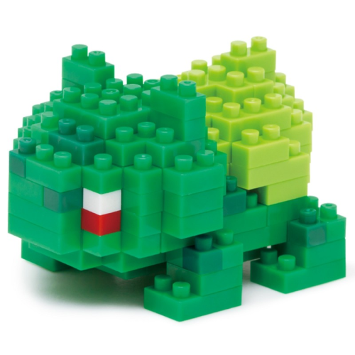 POKEMON - Bulbasaur - Figure Nanoblock 10cm Bandai Red
