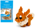 POKEMON - Eevee - Figur Nanoblock 10cm Bandai Red