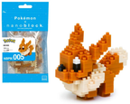 POKEMON - Eevee - Figur Nanoblock 10cm Bandai Red