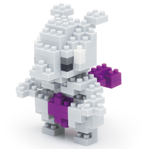 POKEMON - Mewtwo - Figur Nanoblock 10cm Bandai Red