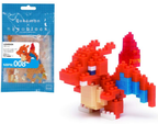POKEMON - Charizard - Figur Nanoblock 10cm Bandai Red