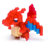 POKEMON - Charizard - Figur Nanoblock 10cm Bandai Red