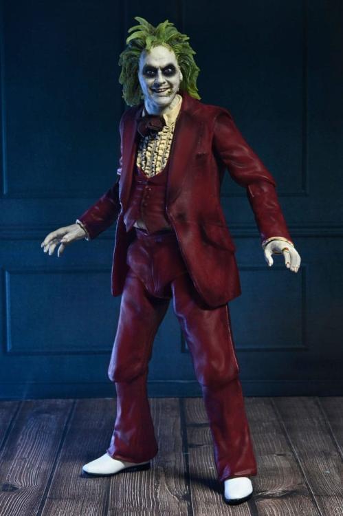 BEETLEJUICE 2 - Beetlejuice "Röd Frack" - Ultimate Figur 18cm Neca