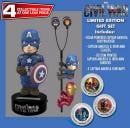 MARVEL - GIFT Set Body Knocker Scalers Hubsnaps - Captain America Neca