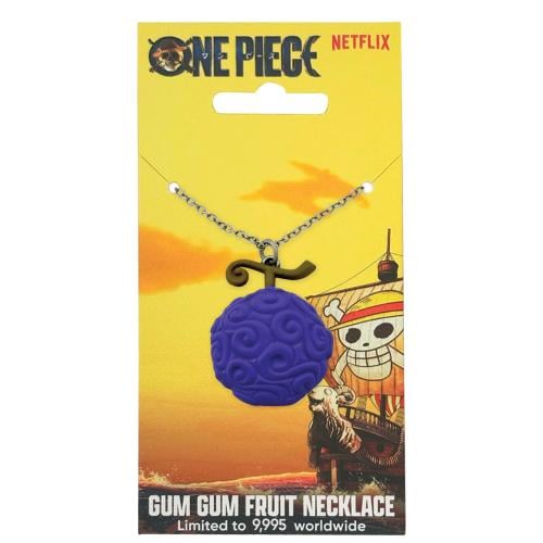 ONE PIECE NETFLIX - Gum Gum Fruit - Limited Edition Necklace Fanattik
