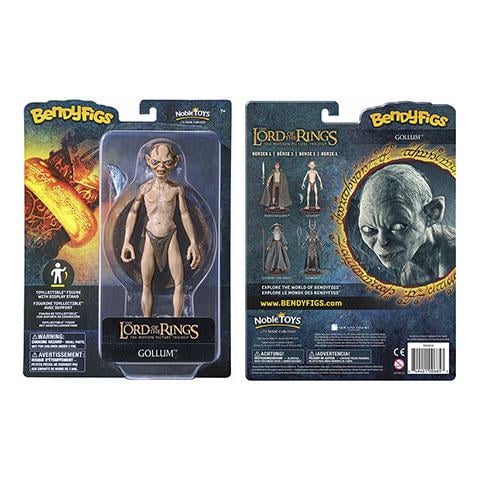 LORD OF THE RINGS - Gollum - Bendyfigs Figur med Stöd Noble Collection