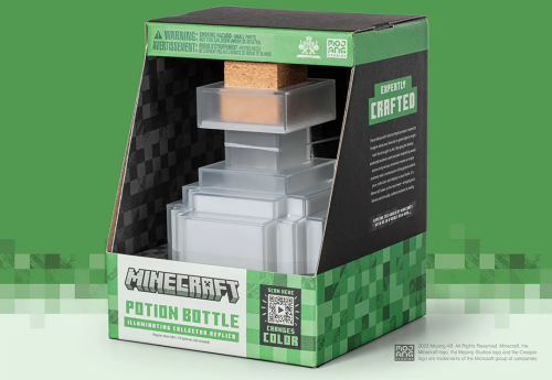MINECRAFT - Luminös Dryck - Samlarreplika 16cm Noble Collection
