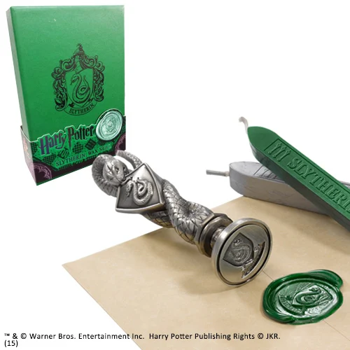 HARRY POTTER - Hogwarts House Wax Seals - Slytherin Noble Collection