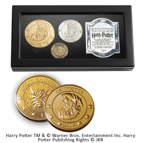 HARRY POTTER - Gringotts Bank Myntsamling Noble Collection