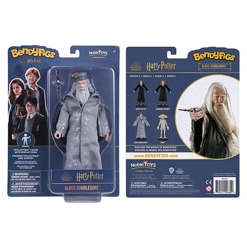 HARRY POTTER - Dumbledore - Bendyfigs Figur med Stöd Noble Collection