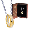 LORD OF THE RINGS - The One Ring - Silver / Gold Noble Collection
