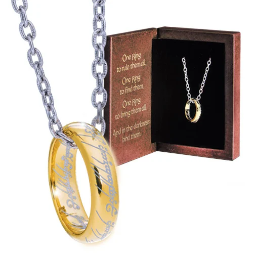 LORD OF THE RINGS - The One Ring - Silver / Gold Noble Collection