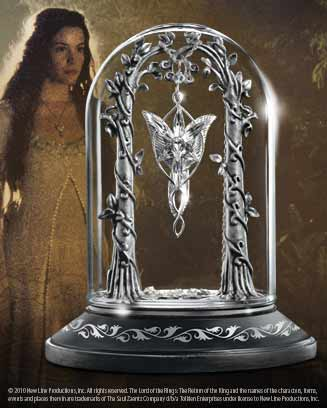 LORD OF THE RINGS - Arwen - The Evenstar - Pendant Display Noble Collection