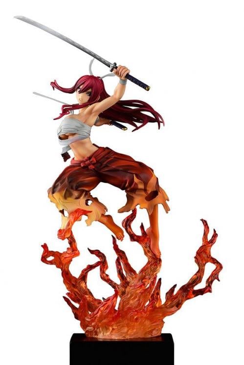 FAIRY TAIL - Erza Scarlet Samurai Ver. Kurenai - Figur OrcaToys 43cm Runns
