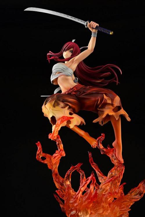 FAIRY TAIL - Erza Scarlet Samurai Ver. Kurenai - Figur OrcaToys 43cm Runns