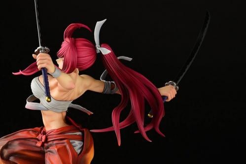 FAIRY TAIL - Erza Scarlet Samurai Ver. Kurenai - Figur OrcaToys 43cm Runns