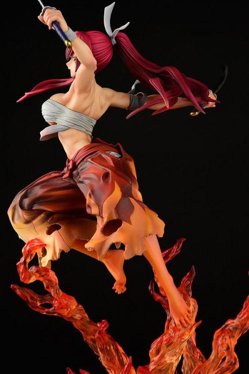 FAIRY TAIL - Erza Scarlet Samurai Ver. Kurenai - Figur OrcaToys 43cm Runns