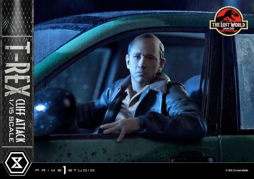 JURASSIC PARK THE LOST WORLD - T-Rex Cliff Attack -Figur 1/15 53cm Prime 1 Studio