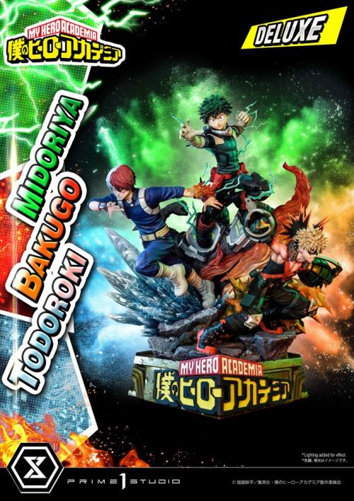 MY HERO ACADEMIA - Midoriya, Bakugo & Todoroki - Statue Deluxe 69cm Prime 1 Studio