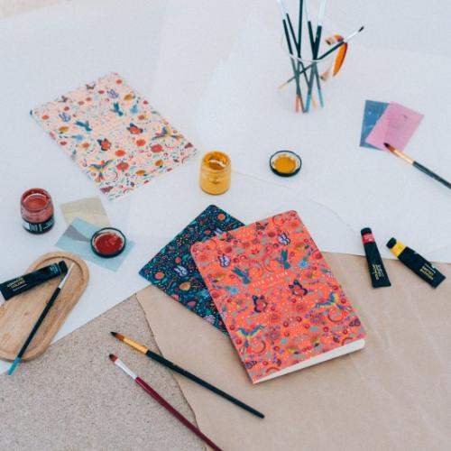 FRIDA KAHLO - 3 Pack of Anteckningsblocks - Size A5 Grupo Erik