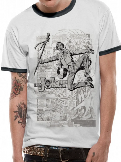 DC COMICS - T-Shirt IN A TUBE - Jocker Retro Cover (XXL) CID