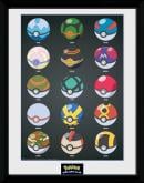 POKEMON - Collector Print 30X40 - Pokeballs GB Eye