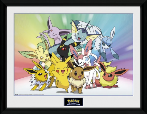 POKEMON - Collector Print 30X40 - Eevee GB Eye