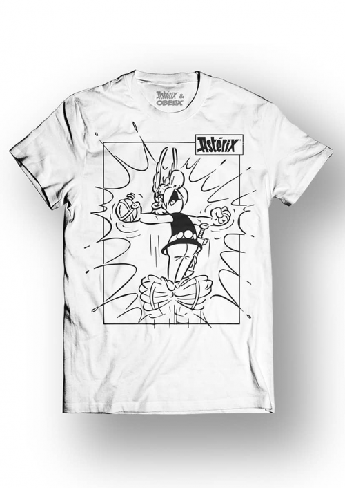 ASTERIX & OBELIX - T-Shirt - Power - Vit (S) Runns