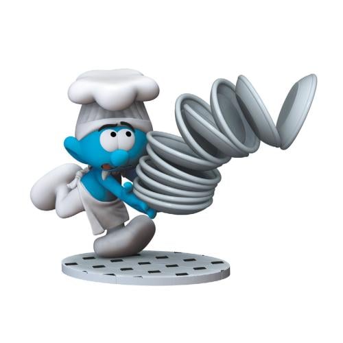 THE SMURFS - Greedy Smurf - Figur 20cm Plastoy