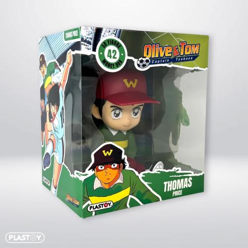 CAPITAINE TSUBASA - Genzo Wakabayashi / Thomas - Sparbössa PVC 18cm Plastoy