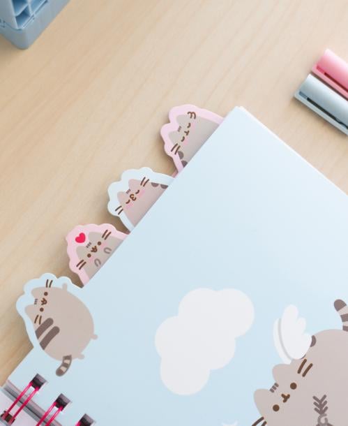 PUSHEEN - Anteckningsblock + Dividers - Storlek A5 Grupo Erik