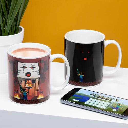 MINECRAFT - Nether - Heat Change Mug 300ml Paladone