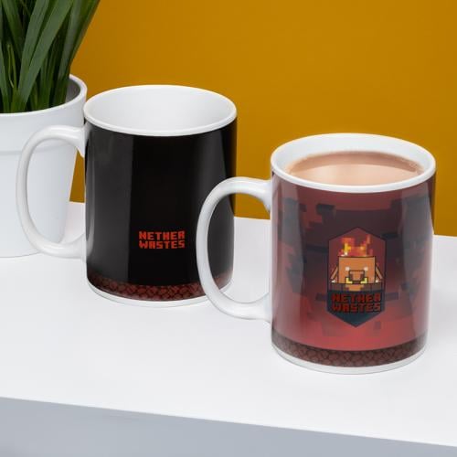 MINECRAFT - Nether - Heat Change Mug 300ml Paladone