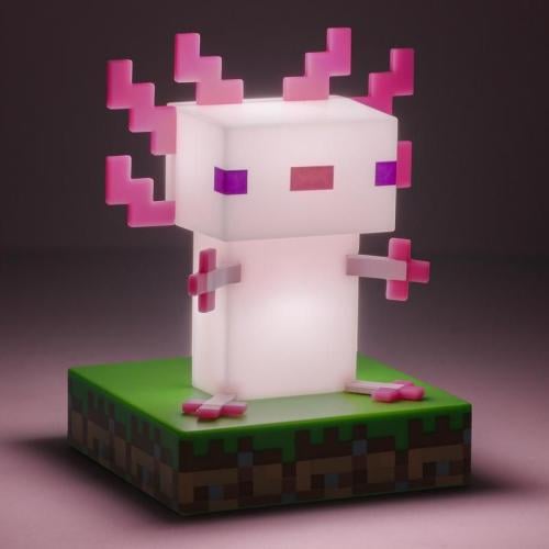 MINECRAFT - Axolotl - Ikonlampa 11cm Paladone