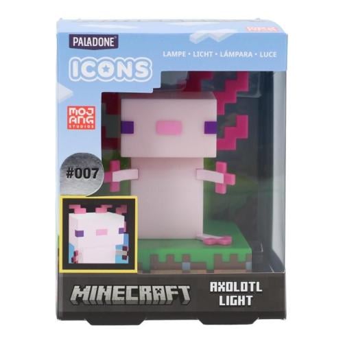 MINECRAFT - Axolotl - Ikonlampa 11cm Paladone
