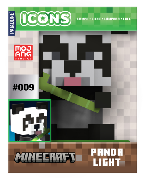 MINECRAFT - Panda - Ikonlampa 10cm Paladone